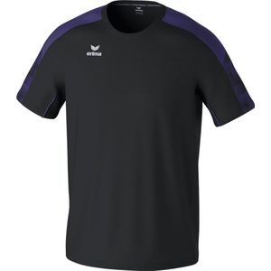 Erima Evo Star T-Shirt Heren - Zwart / Violet | Maat: XL