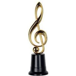 Muziek award goud 23 cm