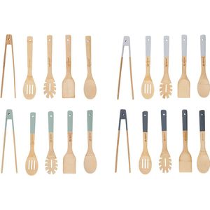 Kookgerei bamboe - set 5