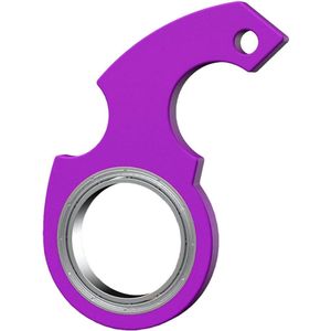 Cazy Spinner Sleutelhanger Fidget Ring - Ninja Spinner - Sleutelhanger - Keychain Fidget Toy - Anti-angst - Paars