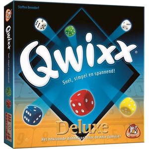 White Goblin Games Qwixx Deluxe - Het spannende dobbelspel voor 2-4 spelers vanaf 8 jaar