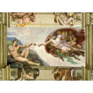 Bluebird Michelangelo - The creation of Adam -  Puzzel 4000 stukjes