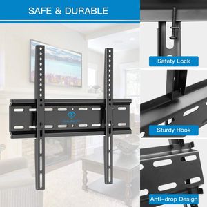 TV Muurbeugel, TV Beugel / TV Wall Bracket, Tiltable TV Bracket - LCD, OLED, Plasma Flat &Curved / BESPAAR RUIMTE 26-47 inch