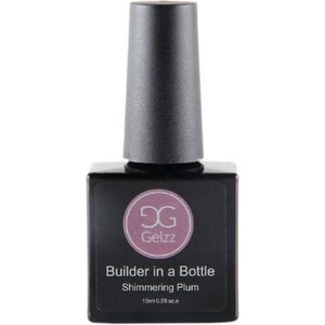 Gelzz BIAB Builder in a Bottle Shimmering Plum - GlitterNude - - 15ml - Vegan