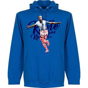 Kane Engeland Script Hoodie - Blauw - Kinderen - 116