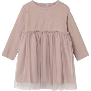 NAME IT NBFNADJA LS DRESS NOOS Meisjes Jurk - Maat 80