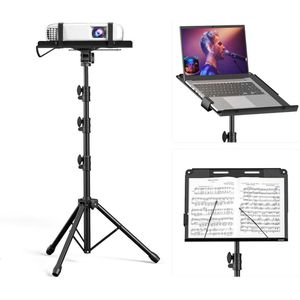 CLGP® Projector Statief - Beamer Standaard - Tripod Verstelbaar - Zwart