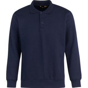 STØRVIK Napoli Polo Sweater - 4 Seizoenen - Heren - Maat L - Donkerblauw