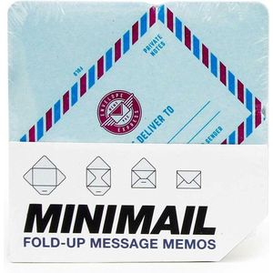 Suck Uk Memoblok Envelop 7,6 Cm Papier Blauw