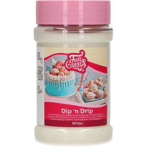 FunCakes Dip 'n Drip - Glazuur voor Cake, Cupcakes en Taarten - Wit - 375g