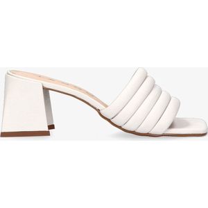 Tango | Laurel 1-a bone white leather mule - covered heel/sole | Maat: 41