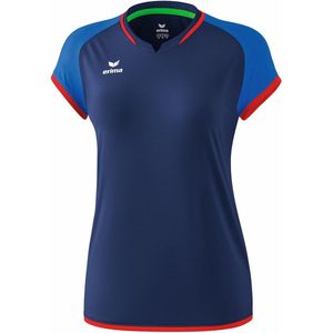 Erima Zenari 3.0 Volleybalshirt Dames - New Navy / New Royal / Rood | Maat: 46