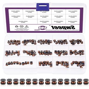140 stuks 14 waarden 2.2UH - 680UH SMD-stroominductor assortimentset - 5.8 mm chipinductoren
