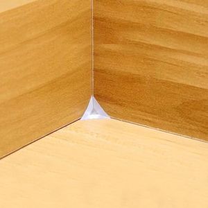 Transparante trapstof hoek - duurzaam PVC - 1 stuk