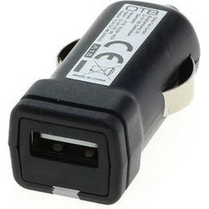 USB autolader met 1 poort - Smart IC - 2,4A / zwart