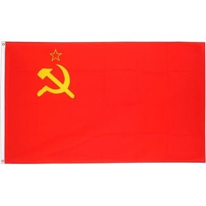 Vlag Sovjet-Unie | Rusland | hamer en sikkel | 90x150cm