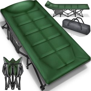 Sens Design Veldbed - Kampeerbed - Campingbed - Stretcher - Groen - 190 cm
