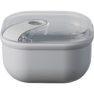 Omada - Pullbox - Lunchbox - Vershouddoos - Herbruikbaar - Luchtdicht - Lekvrij - 425 ml - Grijs