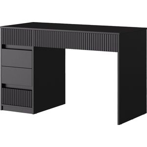 Vicco Bureau Omira, Zwart, 120 x 55 cm met 5 laden