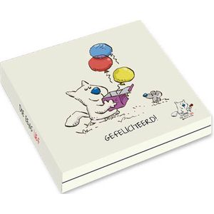Kaartenmapje Doe eens lief - Ballonnen cadeau