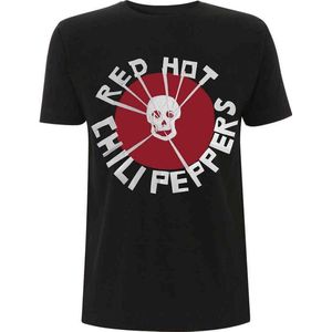Red Hot Chili Peppers - Flea Skull Heren T-shirt - S - Zwart