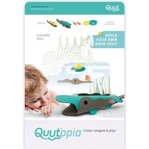 Quutopia building set crocodile river badspeelgoed