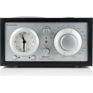 Tivoli Audio - Model 3 BT w/ USB - Wekkerradio met Bluetooth - Zwart/Zilver