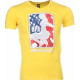 T-shirt - NPA Print - Geel