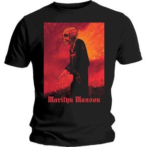 Marilyn Manson - Mad Monk Heren T-shirt - L - Zwart