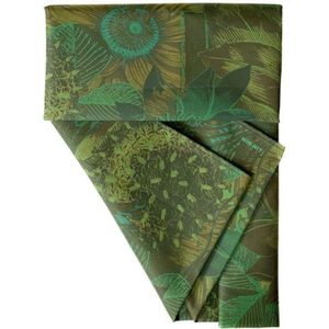 NIN-NIT - Flower Power Green - Tafelkleed - 240 x 150 cm - tafellaken voor binnen en buiten