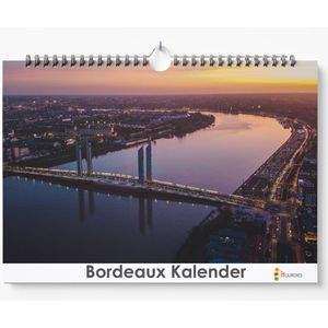 Bordeaux kalender XL 42 x 29.7 cm | Verjaardagskalender Bordeaux | Verjaardagskalender Volwassenen