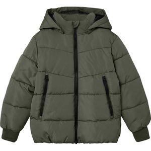 name it NKMMUSIC PUFFER JACKET TB Jongens Jas - Beetle - Maat 146