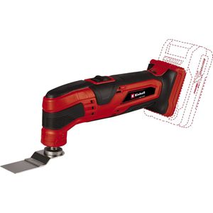 Einhell Accu Multitool TC-MG 18 Li Solo - Power X-Change - 18 V/Li-ion - Incl. 9x schuurpapier en 3 verschillende zaagbladen - Excl. accu en lader