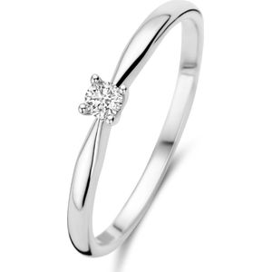 Isabel Bernard De la Paix Celesse 14 karaat witgouden ring | diamant 0.07 ct | - Witgoudkleurig