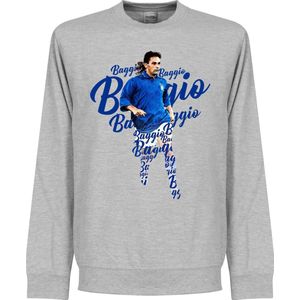 Roberto Baggio Italië Script Sweater - Grijs - S