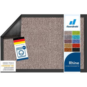 FLOORDIREKT Deurmat - Droogloopmat - Schoonloopmat - Rhine - Gull - 120 x 600 cm