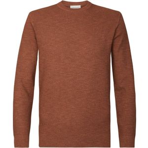 Profuomo - Pullover Garment Dye Bordeaux - Heren - Maat XXL - Modern-fit