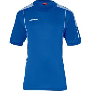 Masita | Sport T-shirt Dames & Heren Korte Mouw - Voetbalshirts Kinderen - Teamline Barça - ROYAL BLUE/WHIT - L