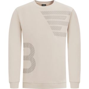 Ballin Amsterdam - Heren Regular fit Sweaters Crewneck LS - Sand - Maat XXL