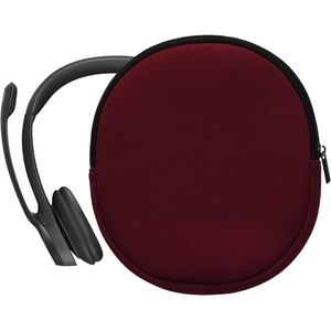 Beschermhoes voor Logitech H390-215 x 16 cm headset - Neopreen hoes in braamdesign - Compatibel met diverse modellen - Bescherm je headset met stijl