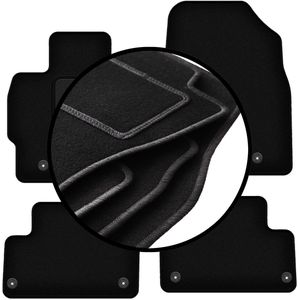 Complete set veloursmatten voor: Mazda CX-7 SUV (2006-2009)