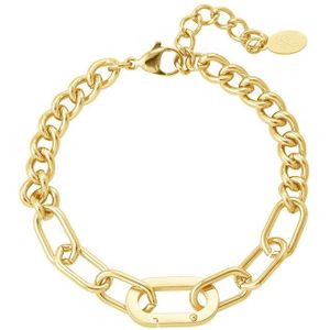 Schakel - armband 2 stijlen - goud- roestvrij staal-sieraad
