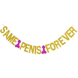 Same Penis Forever Slinger - Vrijgezellenfeest vrouw - Bachelorette party - Feest versiering