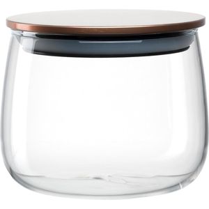 Suikerpot van glas voor thee en koffie