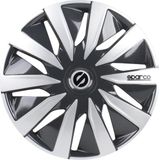 Sparco Wieldoppen Lazio - 16 inch - Grijs/Zilver