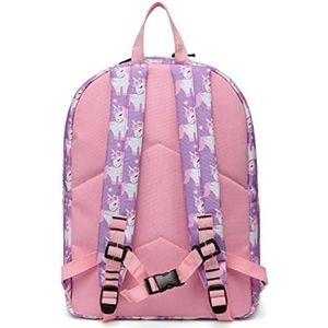 Schattige Kinderrugzak met Eenhoorn Print - Lichtgewicht Schoolrugzak voor Jongens en Meisjes - Waterafstotend Polyester - Geschikt voor Kleuters en Peuters