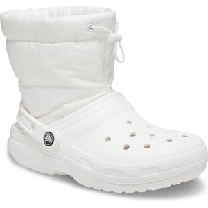 Crocs Classic Lined Neo Puff Boot white