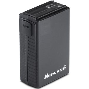Midland PB42 - voor Midland Alan 42 DS - Li-ion 2800 mAh battery pack - USB-C - CB Handheld - CB Portofoon - CB Radio - AM/FM - 27 MHz