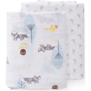 Fresk inbakerdoeken Fox Blue 70x60 cm set van 2