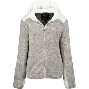 Geographical Norway - Dames Fleece Vest - Theylor - Lichtgrijs Wit - M